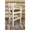 Image of Montana Woodworks Homestead Captains Barstool With Back MWHCBSWCAS