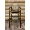 Image of Montana Woodworks Homestead Captains Barstool With Back MWHCBSWCASSL