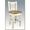 Image of Montana Woodworks Homestead Barstool With Back MWHCBSWNR