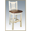 Image of Montana Woodworks Homestead Barstool With Back MWHCBSWNR