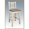 Image of Montana Woodworks Homestead Barstool With Back MWHCBSWNR