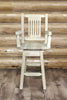 Image of Montana Woodworks Homestead Captains Swivel Barstool MWHCBSWSCAS