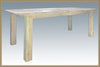 Image of Montana Woodworks Homestead 4 Post Dining Table with Leaves MWHCDT4PL