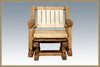 Image of Montana Woodworks Homestead Single Seat Glider - Exterior Finish MWHCSSGNREXT