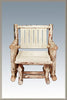 Image of Montana Woodworks Log Single Seat Glider MWSSGNR