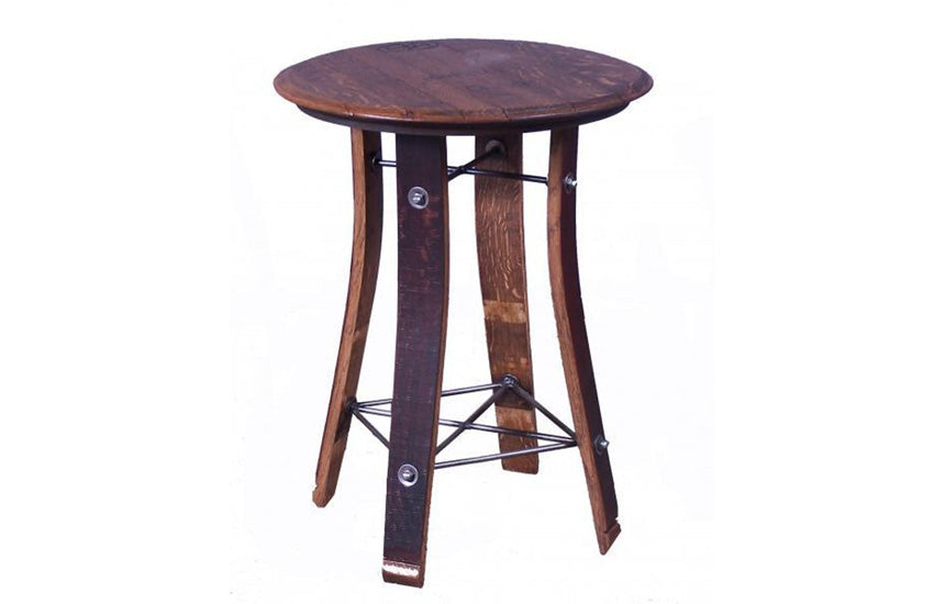 2 Day Designs 24″ Barrel Top Side and End Table 158