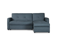 Baxton Studio Leicestershire Sectional Sofa Living Room Furniture 9062-RFC-Gray