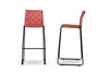 Image of Baxton Studio Fairfield Bar Stool Bar Furniture (Set of 2) ALC-2933-75-Red