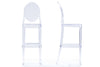 Image of Baxton Studio Infinity Clear Plastic Contemporary Bar Stool Bar Furniture BS-448A