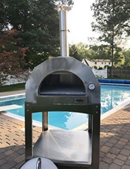 ilFornino Platinum Series Stainless Steel Wood Fired Pizza Oven