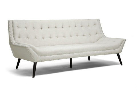 Baxton Studio Tamblin Linen Modern Sofa Living Room Furniture TSF-71004LS-grey