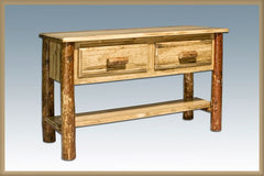 Montana Woodworks Glacier Country Log Entry Table MWGCET