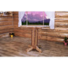 Image of Montana Woodworks Glacier Country Log Pedestal Pub Table MWGCPTT