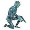 Image of Design Toscano Man with Shell Bronze Sculpture SU9205