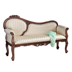 Design Toscano Lady Elizabeth Hand-Carved Settee AE8002