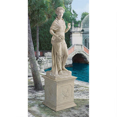 Design Toscano The Four Goddesses of the Seasons Statue: Spring (Statue with Plinth) NE990057