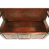 Image of Design Toscano Historic Mahogany Monk's Bench AF1419