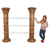 Image of Design Toscano Egyptian Columns of Luxor Shelf AD868372