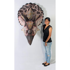 Design Toscano Giant Triceratops Dinosaur Wall Trophy NE110016