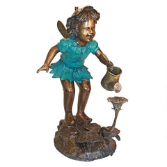 Design Toscano Francine, the Fairy Gardener Cast Bronze Garden Statue PN6641