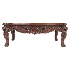 Design Toscano The Lord Raffles Grand Hall Lion Leg Coffee Table AF7280