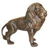 Image of Design Toscano Guardian Lion Cast Bronze Garden Statue: Right Foot Forward AS221552
