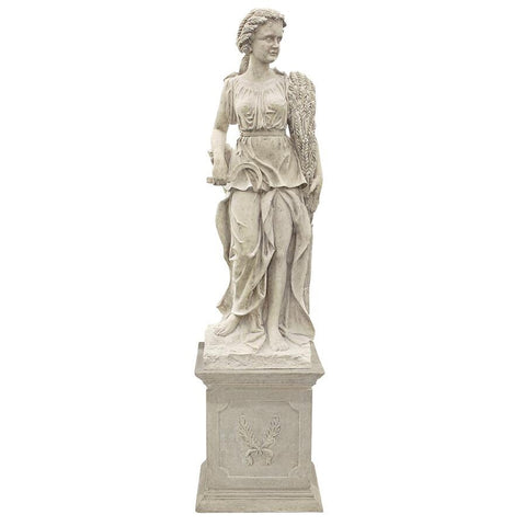 Design Toscano The Four Goddesses of the Seasons Statue: Summer (Statue with Plinth) NE990059