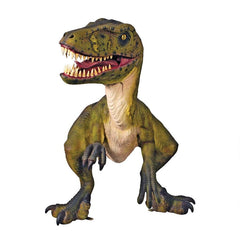 Design Toscano Jurassic-Sized Dromaeosaurus Raptor Dinosaur Statue NE110115