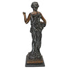 Image of Design Toscano Goddess of Nature Cast Bronze Garden Statue KW94470
