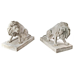 Design Toscano Kingsbury Garden Giant Lion Sentinel Statues NE920307