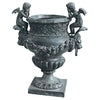 Image of Design Toscano The Duval Double Cherub Cast Bronze Garden Urn SU3192