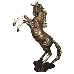Design Toscano Majestic Spirit, Rearing Horse Cast Bronze Garden Statue: Left KW76430
