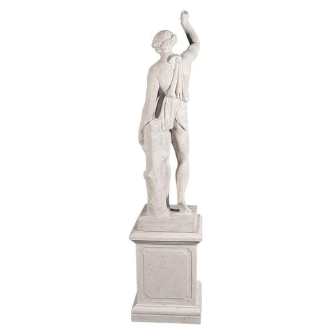 Design Toscano Hercules with Nemean Lion Pelt Garden Statue with Plinth NE930608