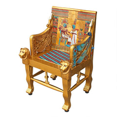 Design Toscano King Tutankhamen's Egyptian Throne Chair WU70259