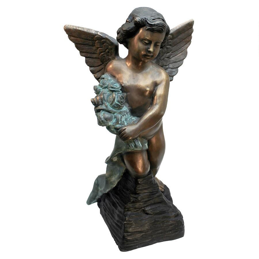 Design Toscano Memorial Angel Bronze Garden Statue SU93125