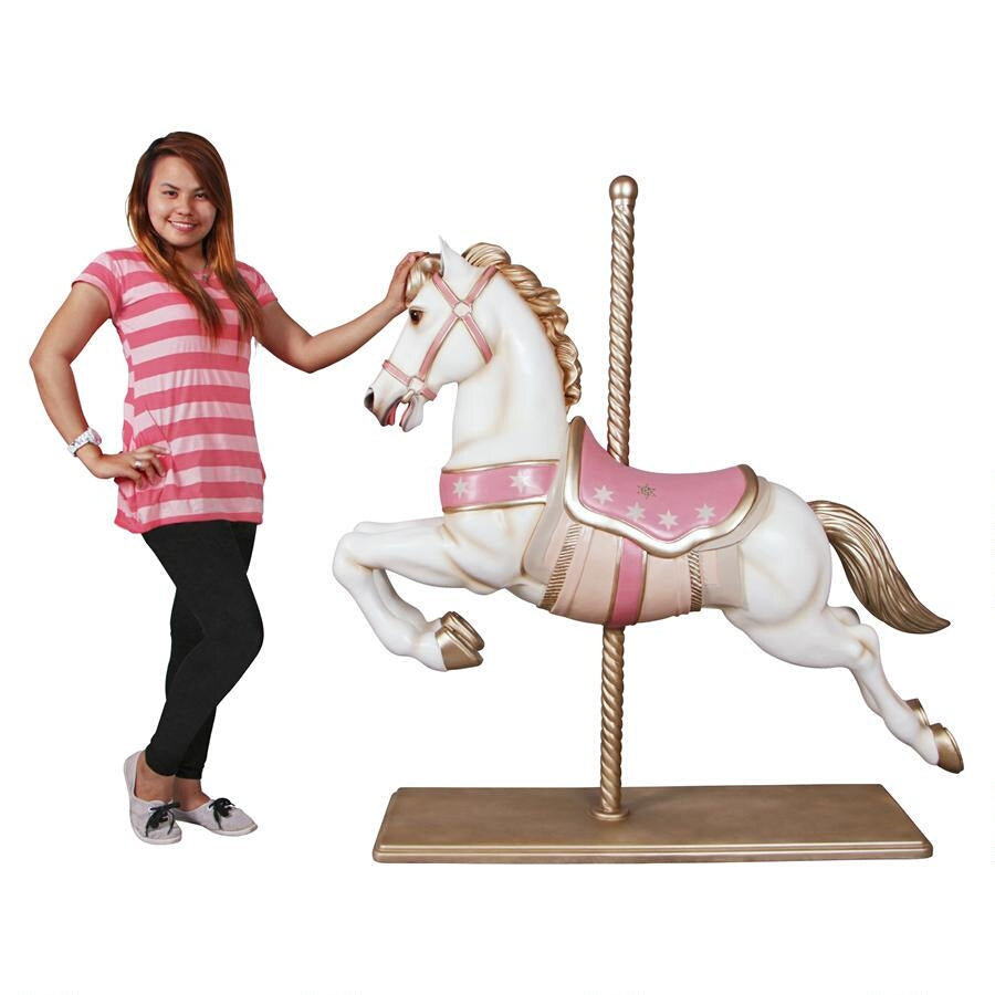 Design Toscano Spirit the Full Sized Carousel Horse Statue NE1602069