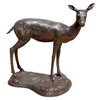 Image of Design Toscano Standing Mother Doe and Baby Fawn Deer Cast Bronze Garden Statue Set AS9223681