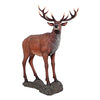 Image of Design Toscano Grand-Scale Red Deer Buck Statue with Base NE130058