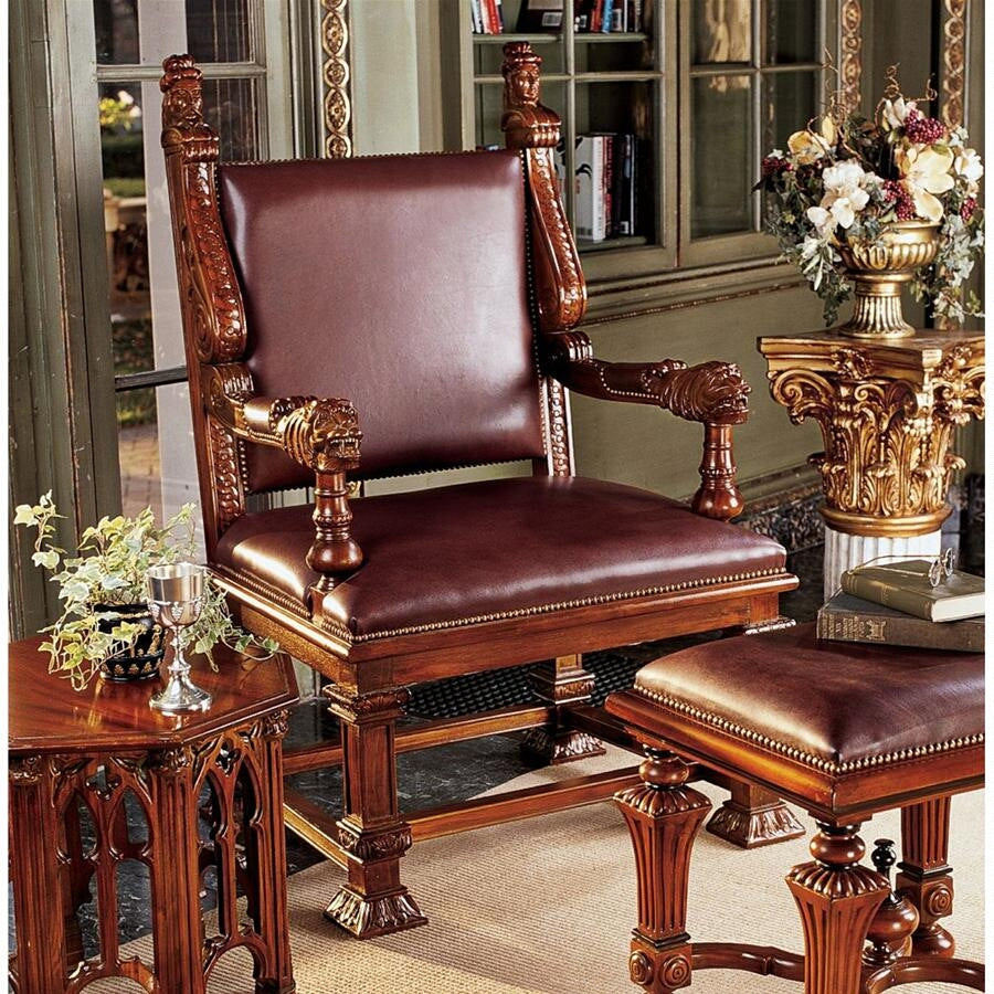 Design Toscano Lord Cumberland's Royal Throne Chair AF1362