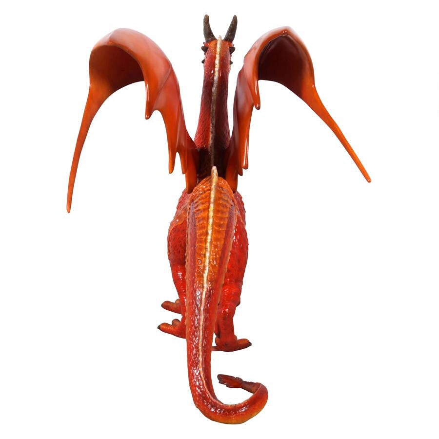 Design Toscano The Red Welsh Dragon Statue: Large NE170139