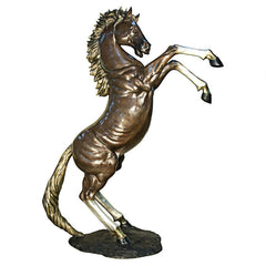Design Toscano Majestic Spirit, Rearing Horse Cast Bronze Garden Statue: Right KW76431