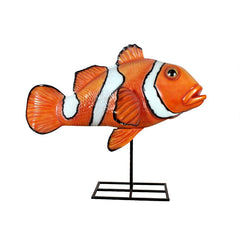 Design Toscano Great Barrier Reef Oversized Clownfish Display Mount Trophy Sculpture NE130054