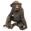 Image of Design Toscano Chatty Chimpanzee Cast Bronze Garden Statue PN6773