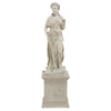 Image of Design Toscano The Four Goddesses of the Seasons Statue: Spring (Statue with Plinth) NE990057