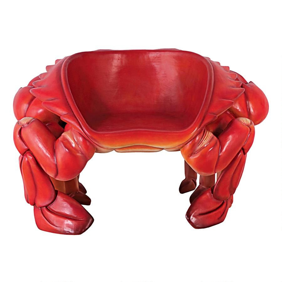 Design Toscano "Giant Red King Crab" Sculptural Chair NE590079