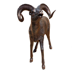 Design Toscano Big Horn Sheep Cast Bronze Garden Statue AS25194