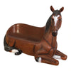 Image of Design Toscano "Saddle-Up" Horse Bench Sculpture NE130004