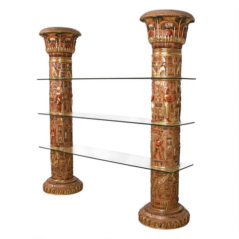 Design Toscano Egyptian Columns of Luxor Shelf AD868372