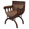 Image of Design Toscano San Lorenzo Renaissance Cross-Frame Chair KS6069