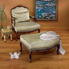 Image of Design Toscano Rue Saint-Honore Bergere Chair and Ottoman HA6064